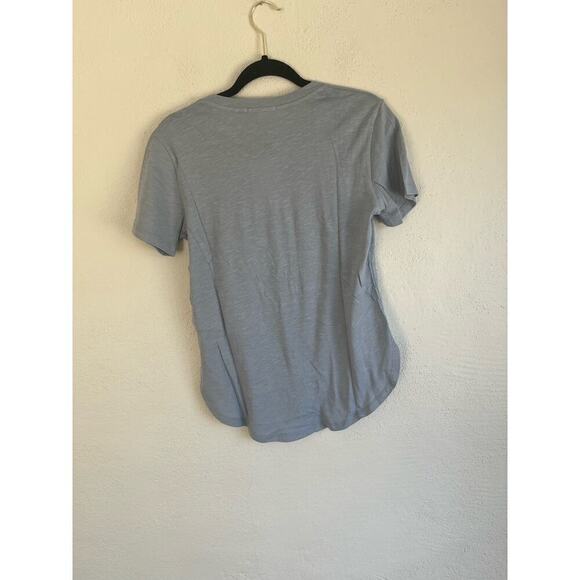 Grey Lab Woman Blue Round Neck T-Shirt, Size Small - Picture 6 of 6
